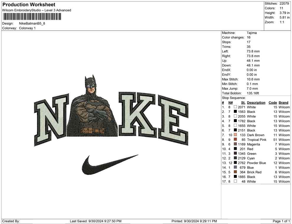 Nike Batman B