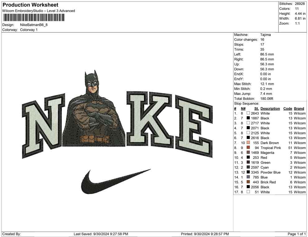 Nike Batman B