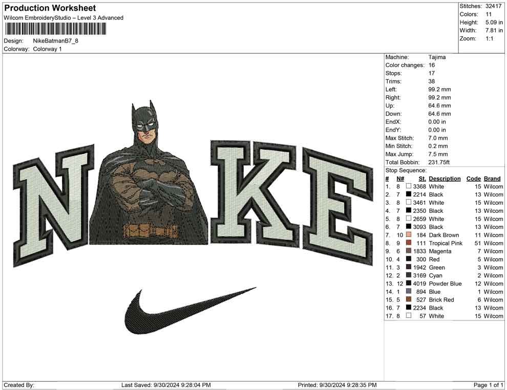 Nike Batman B