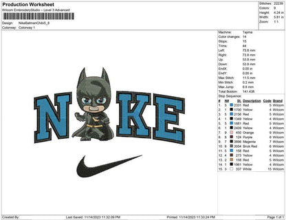 Nike Batman Chibi
