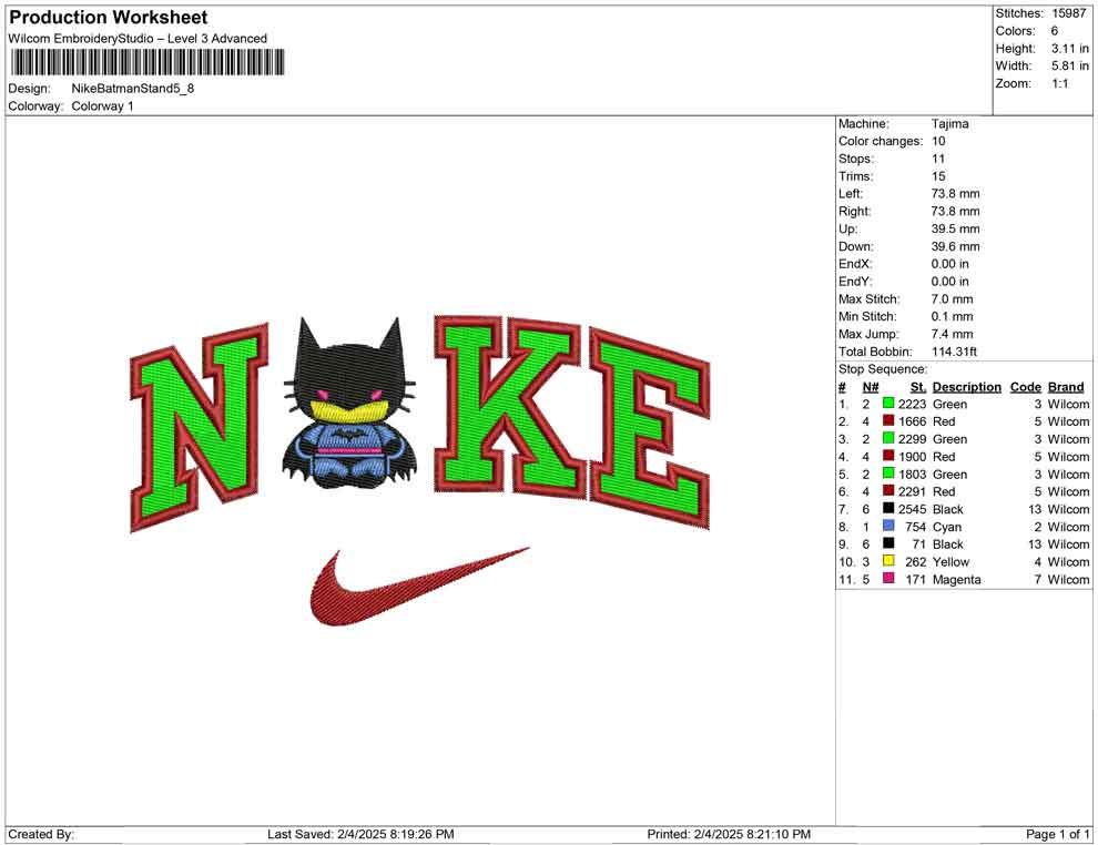 Nike Batman Stand