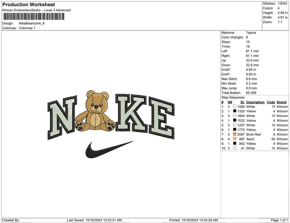 Nike Bear Icon