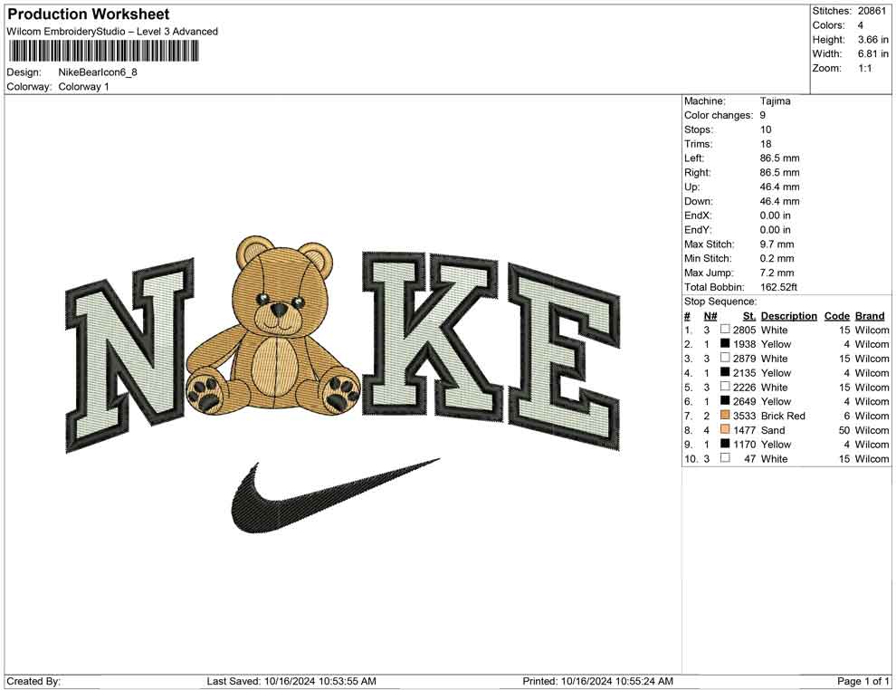 Nike Bear Icon