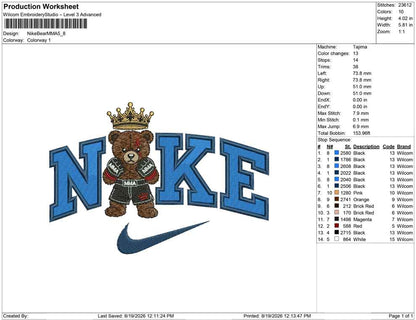 Nike Bear MMA