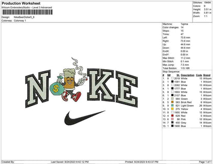 Nike Beer Dollar