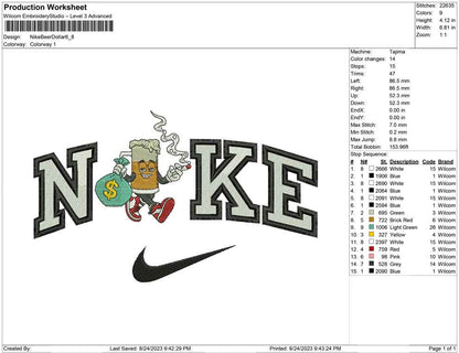 Nike Beer Dollar