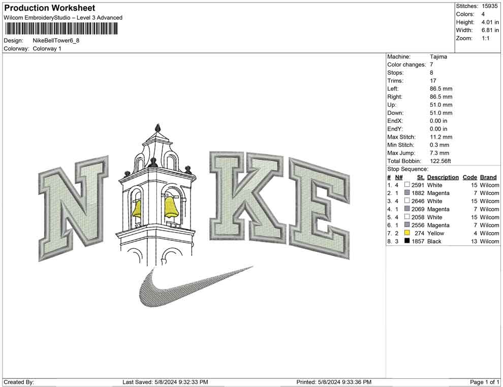 Nike Bell Tower