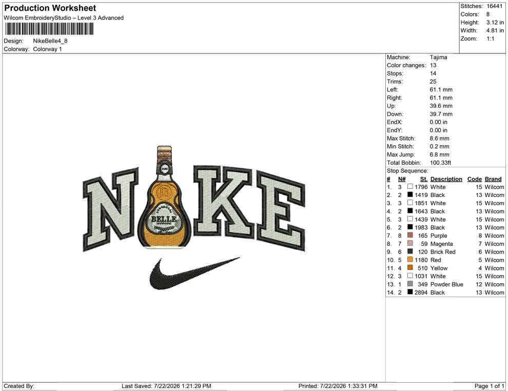 Nike Belle