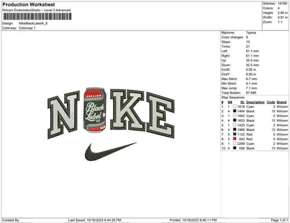 Nike Black Label Bottle