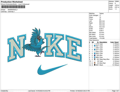 Nike Blu  bird
