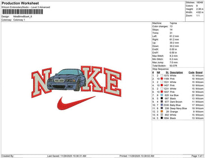 Nike Bmw Blue