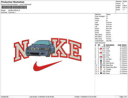 Nike Bmw Blue