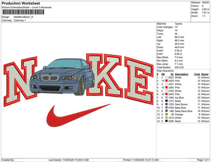 Nike Bmw Blue