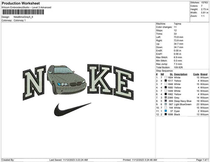 Nike Bmw Car