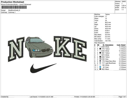 Nike Bmw Car