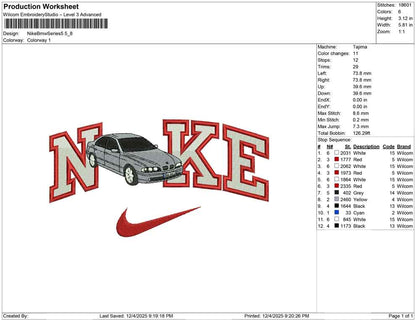 Nike Bmw Series 5