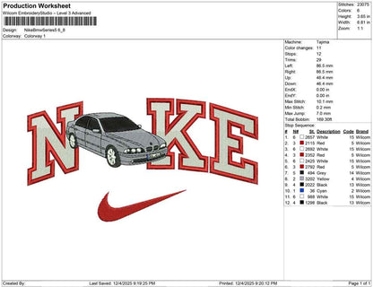 Nike Bmw Series 5