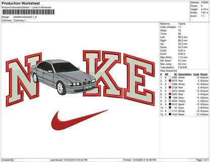 Nike Bmw Series 5