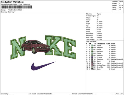Nike Bmw Series 5 B