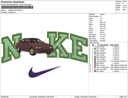 Nike Bmw Series 5 B