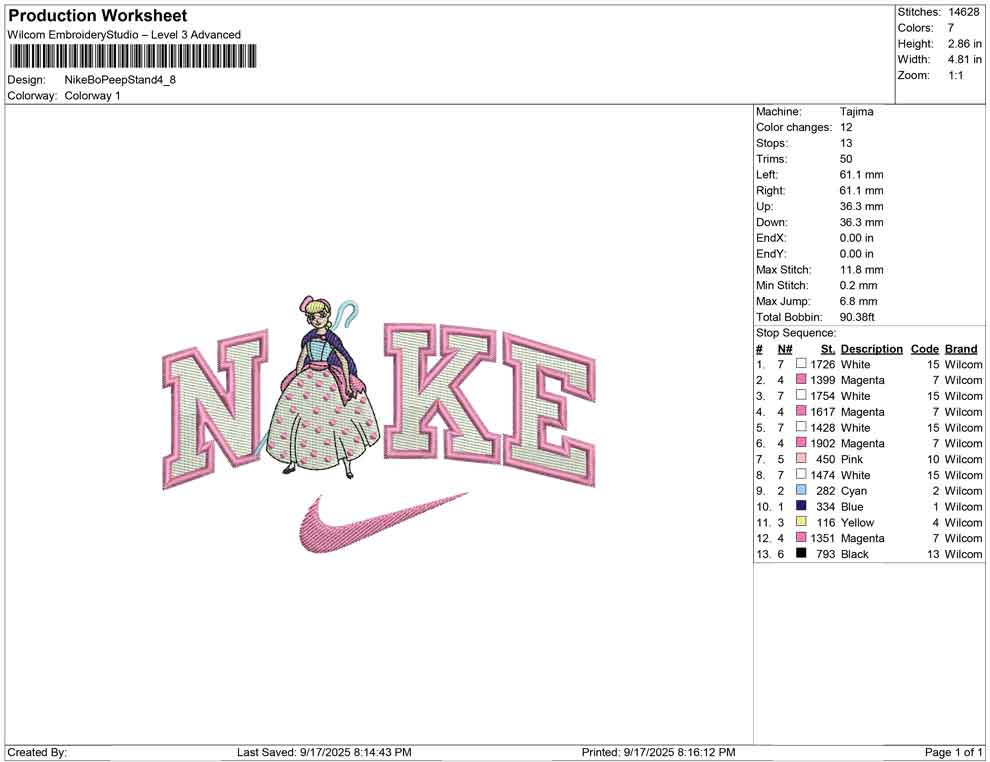 Nike Bo Peep Stand