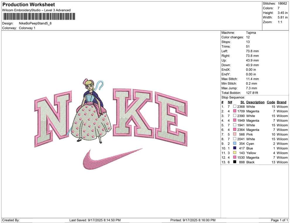 Nike Bo Peep Stand