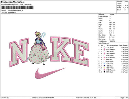 Nike Bo Peep Stand