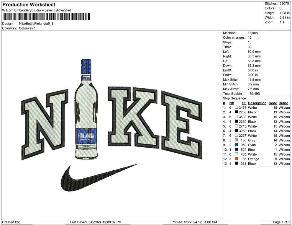 Nike Bottle Finlandia
