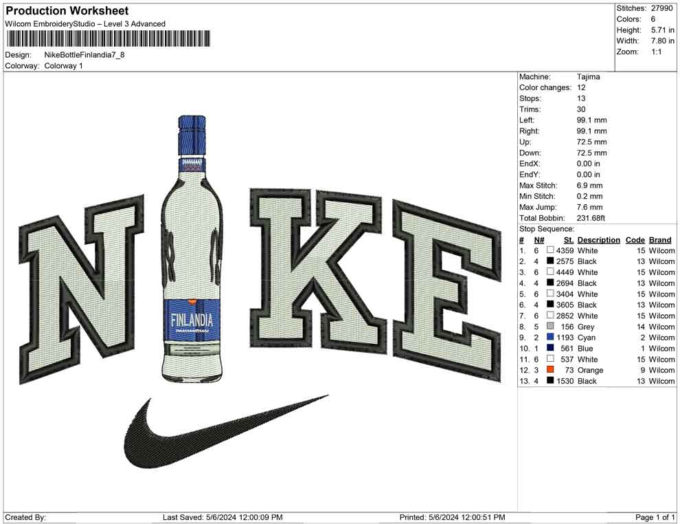 Nike Bottle Finlandia