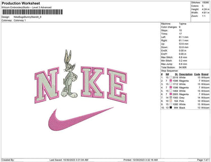 Nike Bugs Bunny Stand