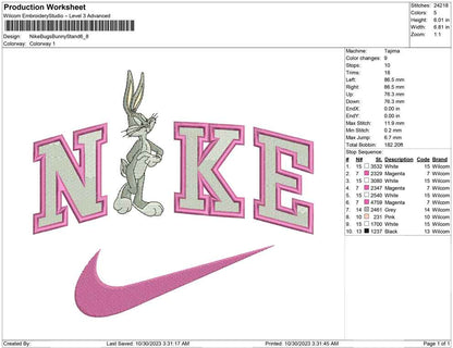 Nike Bugs Bunny Stand