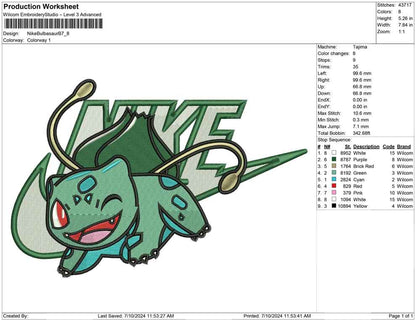 Nike Bulbasaur B