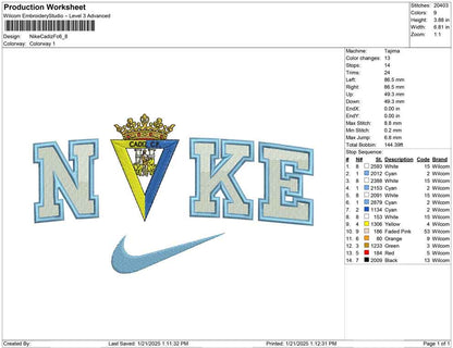 Nike Cadiz Fc