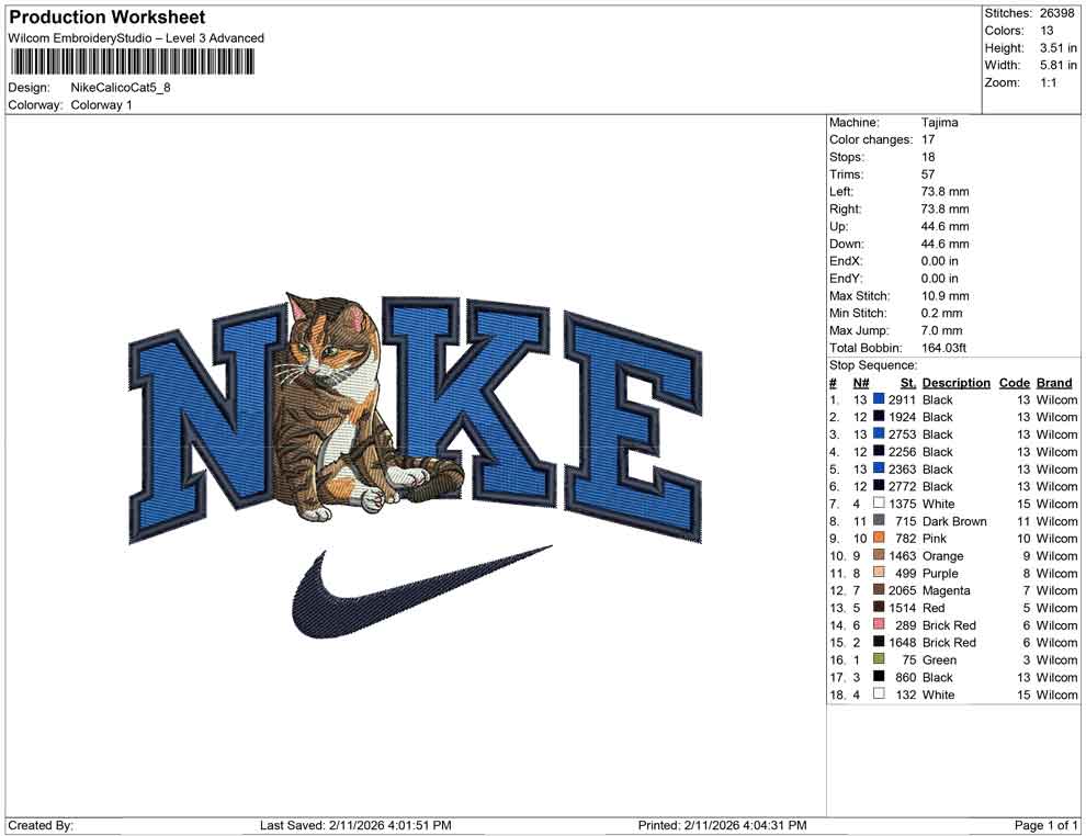 Nike Calico Cat