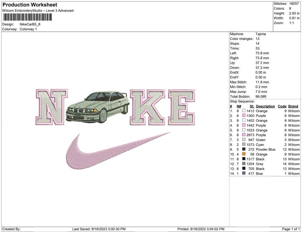 Nike Car B