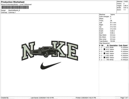 Nike Car Black B