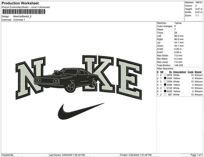 Nike Car Black B