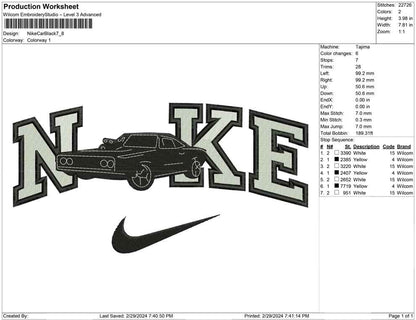 Nike Car Black B