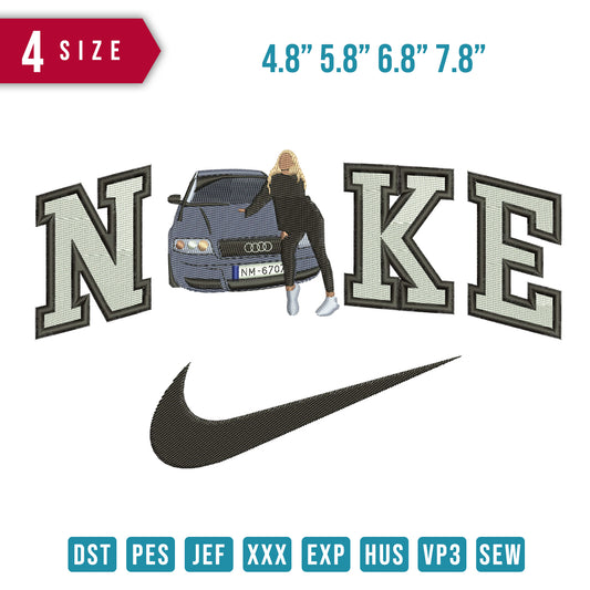 Nike Car With Girl