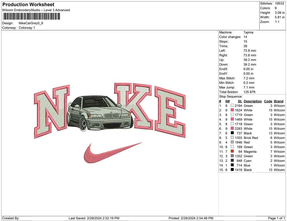 Nike Car Grey