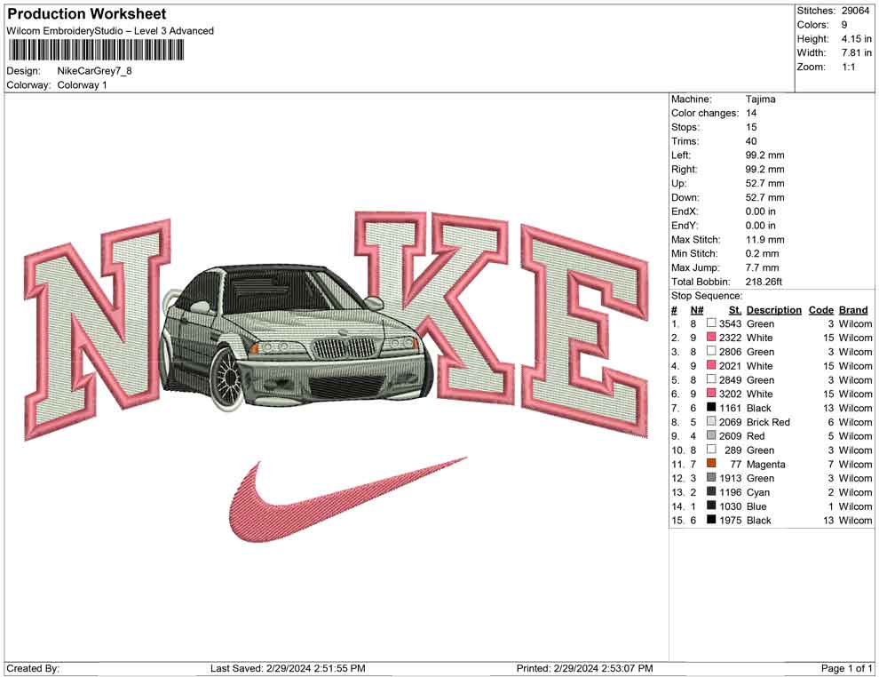 Nike Car Grey