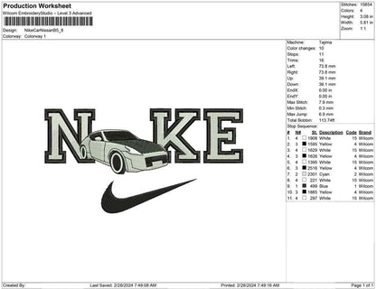 Nike Car Nissan B