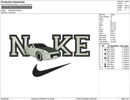 Nike Car Nissan B