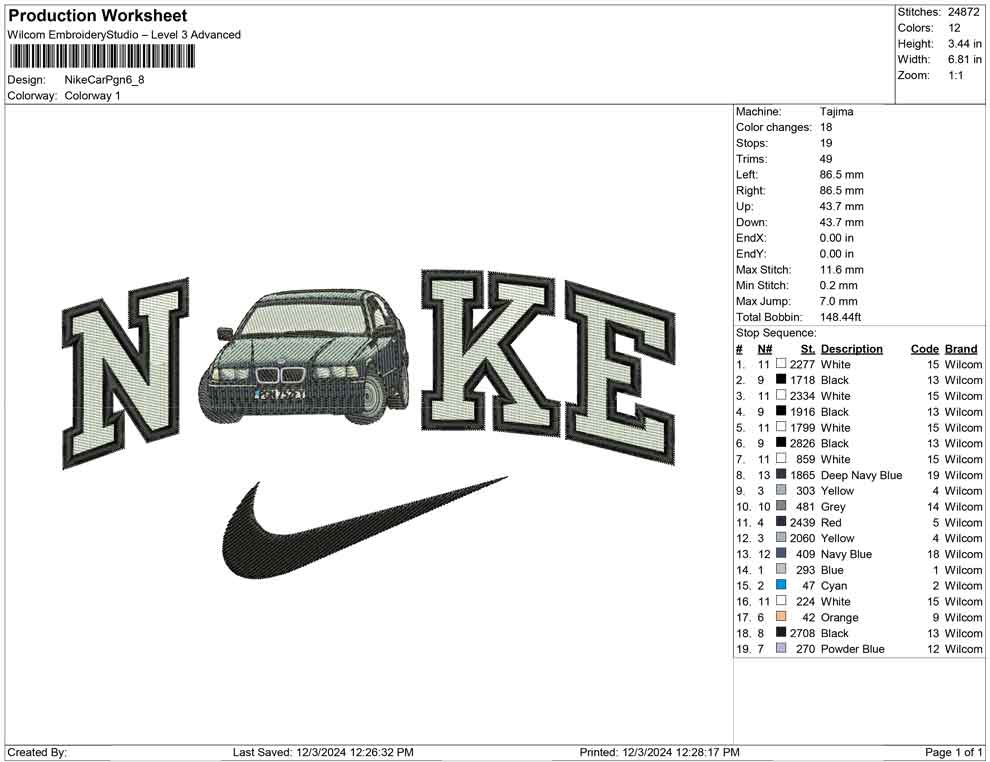 Nike Car Pgn