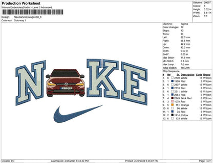 Nike Car Volkswagen B