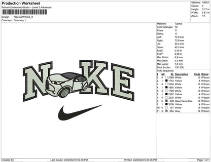Nike Car White B