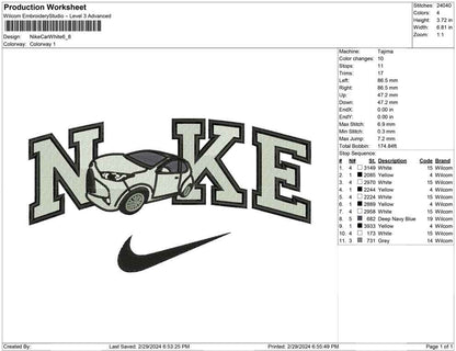 Nike Car White B