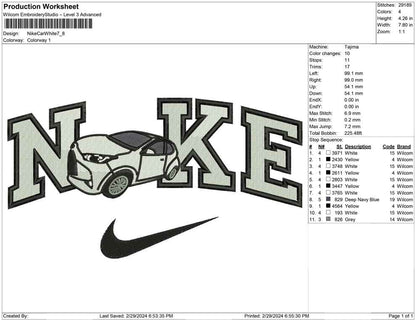 Nike Car White B