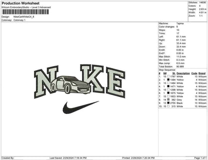Nike Car White C