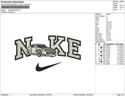 Nike Car White C